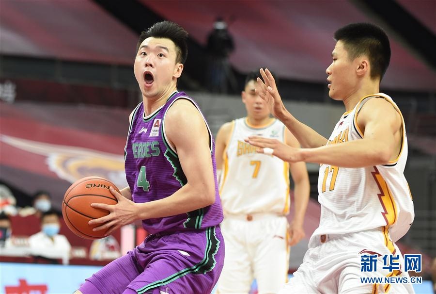 （體育）（17）籃球——CBA復賽第一階段：山西汾酒股份勝山東西王