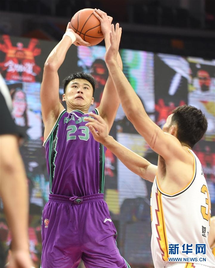 （體育）（2）籃球——CBA復賽第一階段：山西汾酒股份勝山東西王