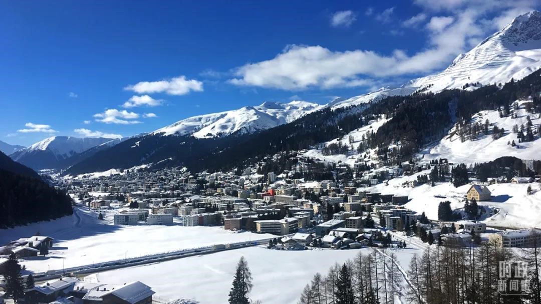 △瑞士，達(dá)沃斯小鎮(zhèn)。