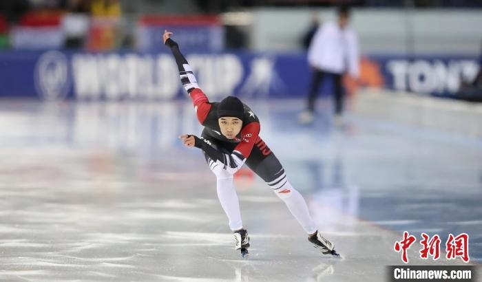 高亭宇在比賽中。圖片來源：黑龍江省體育局。