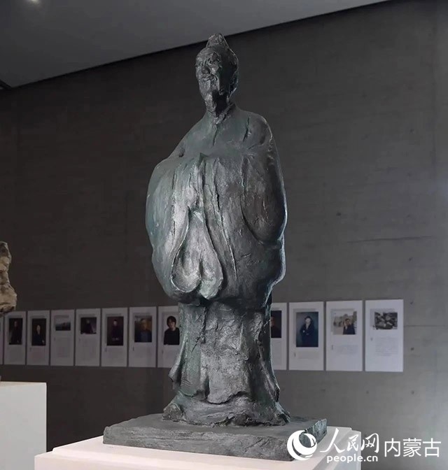 吳為山作品《管子》。實習生 楊光攝