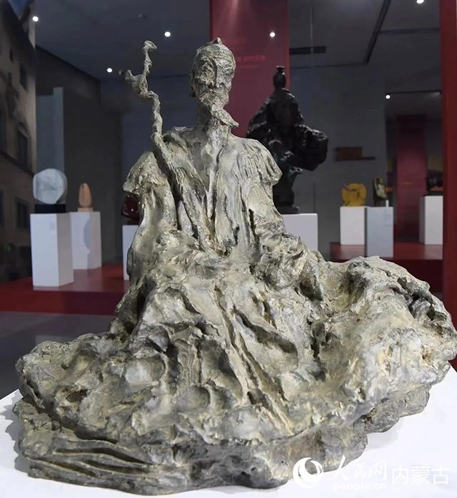 吳為山作品《莊子》。王劭凱攝