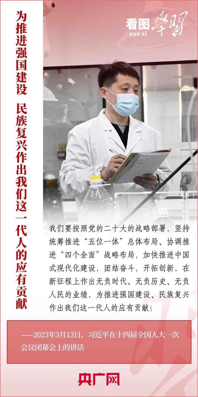 看圖學(xué)習(xí)丨為推進(jìn)強(qiáng)國建設(shè)、民族復(fù)興作出我們這一代人的應(yīng)有貢獻(xiàn)