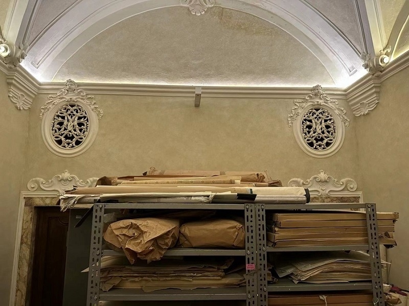 美第奇洛倫佐圖書(shū)館保存古籍。中藝國(guó)際供圖