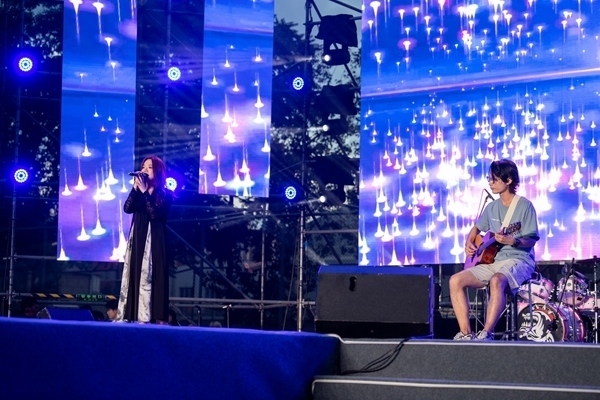 歌會(huì)現(xiàn)場(chǎng)。人民網(wǎng)記者 翁奇羽攝