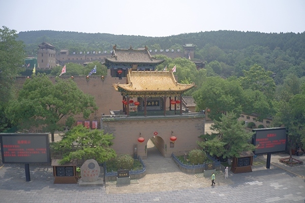 皇城相府景區(qū)（無人機(jī)照片）。人民網(wǎng)記者 王天樂攝