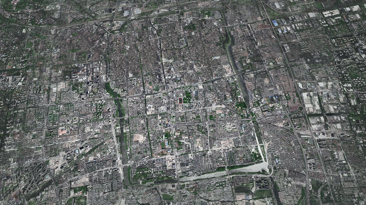 平江歷史文化街區(qū)現(xiàn)存整體布局與宋代《平江圖》基本一致。