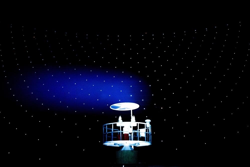 2021年3月29日拍攝的“中國(guó)天眼”測(cè)量基墩（維護(hù)保養(yǎng)期間拍攝）。新華社記者 歐東衢 攝