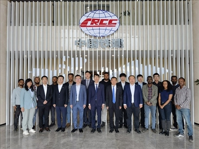 中國土木福州設計院埃塞分院團隊合影。受訪對象供圖