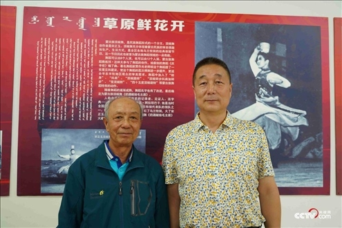 ?。▽O普〔左〕與吳恩〔右〕 央視網(wǎng)記者隋佳桐 攝）