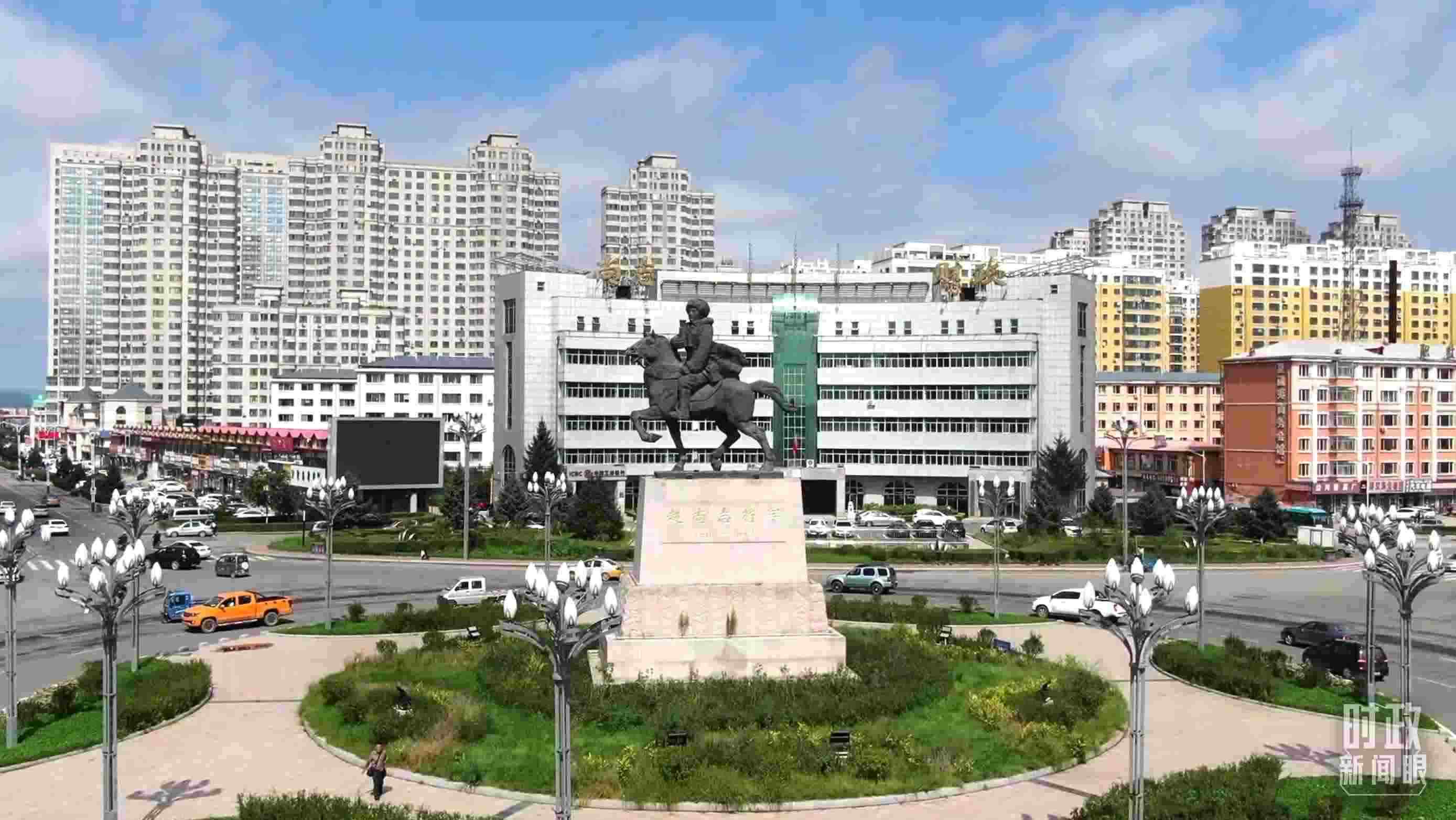 △哈爾濱市尚志市航拍。（總臺央視記者張耿生拍攝）