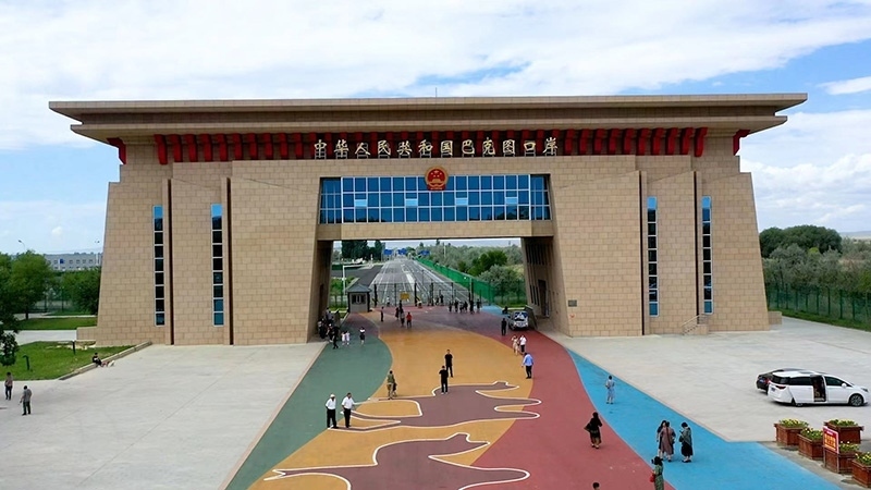 圖為塔城巴克圖口岸。塔城融媒體中心 張亭宇攝