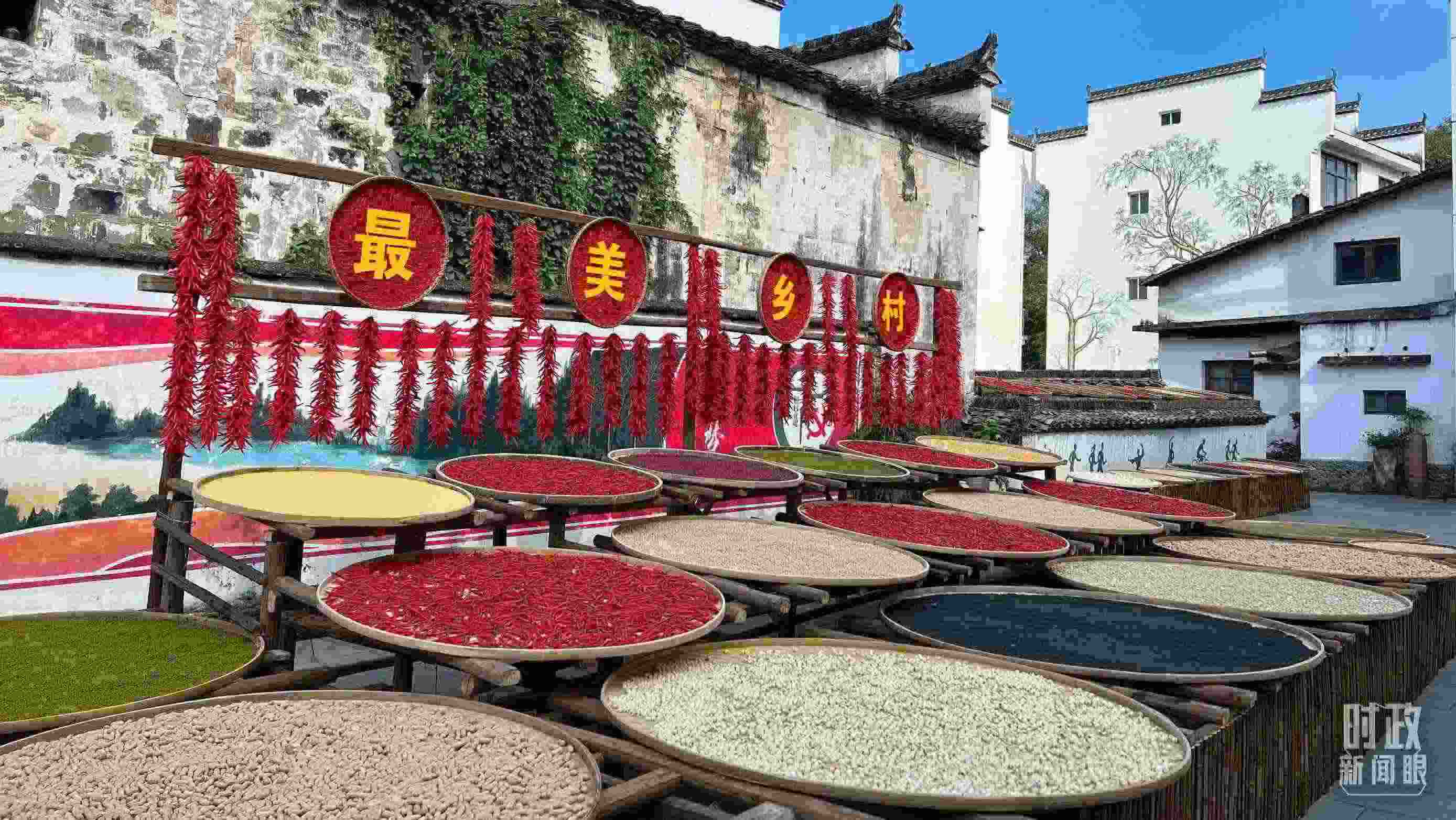 △婺源縣秋口鎮(zhèn)王村石門自然村。（總臺(tái)央視記者程鋮拍攝）