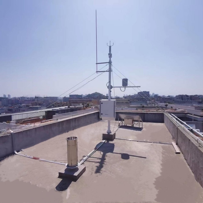 龍華區(qū)社區(qū)多要素自動(dòng)氣象觀測(cè)站。龍華區(qū)應(yīng)急管理局供圖