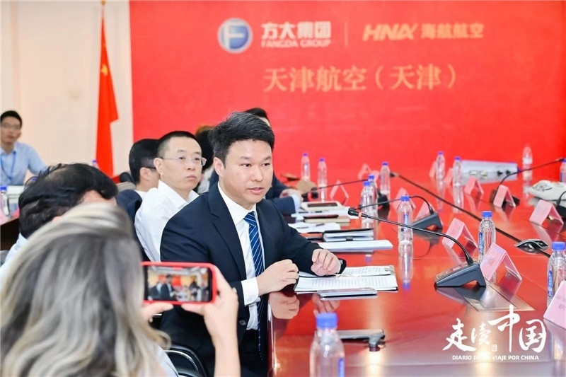 巴航工業(yè)大中華區(qū)商用飛機(jī)客戶支援經(jīng)理?xiàng)詈２?。主辦方供圖