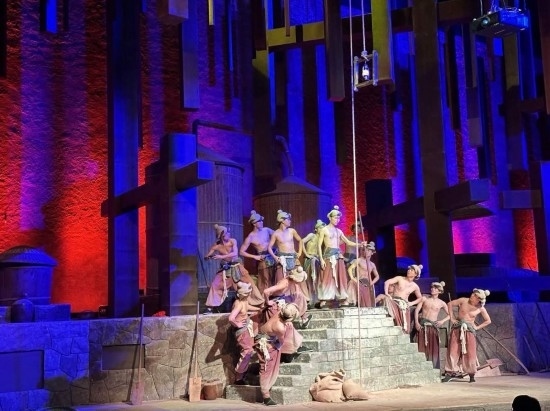 《天釀》演出場(chǎng)景。本報(bào)記者劉書文攝