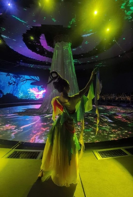 《天釀》演出場(chǎng)景。本報(bào)記者常雯宜攝