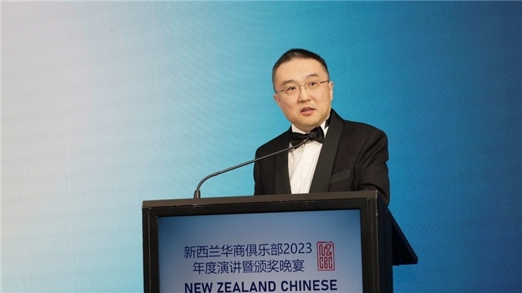 中國(guó)駐新西蘭大使王小龍。攝影：張凱