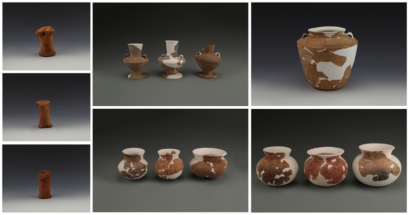 龜山遺址出土陶器。國家文物局供圖