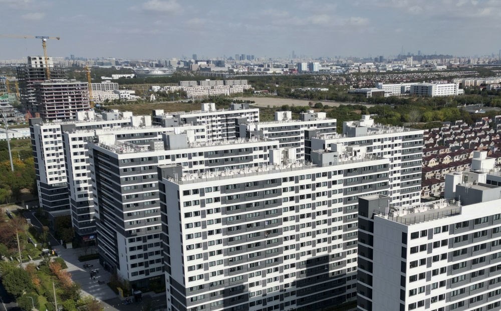 社區(qū)外景（無(wú)人機(jī)照片）。