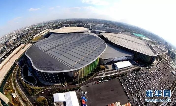 中國(guó)國(guó)際進(jìn)口博覽會(huì)舉辦場(chǎng)地——國(guó)家會(huì)展中心（上海）。新華社記者 凡軍 攝