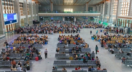 大量旅客乘坐中老鐵路出行。主辦方供圖