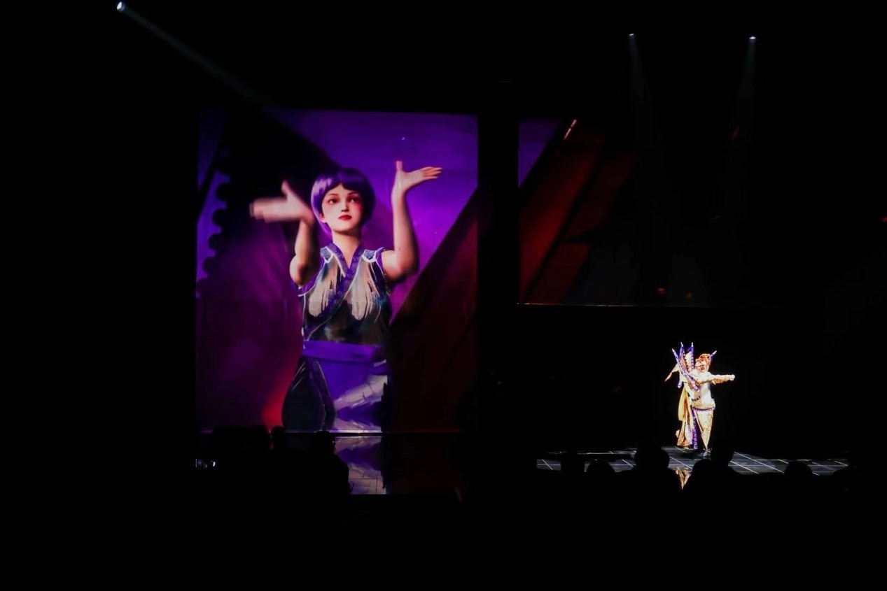 跨次元表演《新定軍山》。主辦方供圖