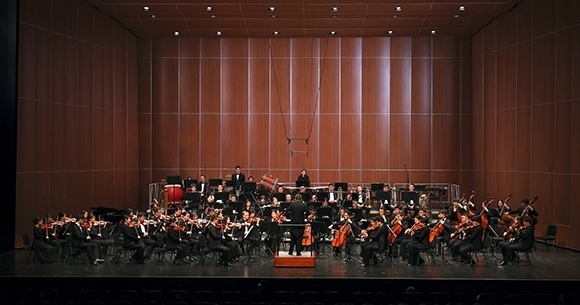 音樂會(huì)現(xiàn)場(chǎng)。學(xué)校供圖