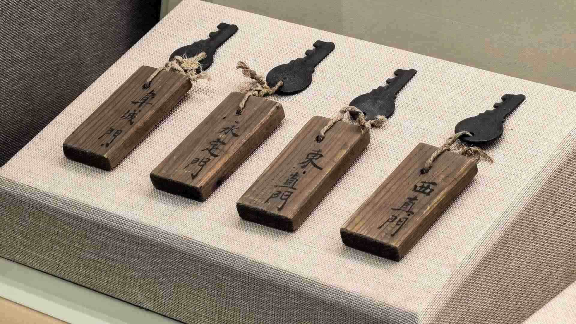 △北平城門鑰匙。（總臺央廣記者潘毅拍攝）