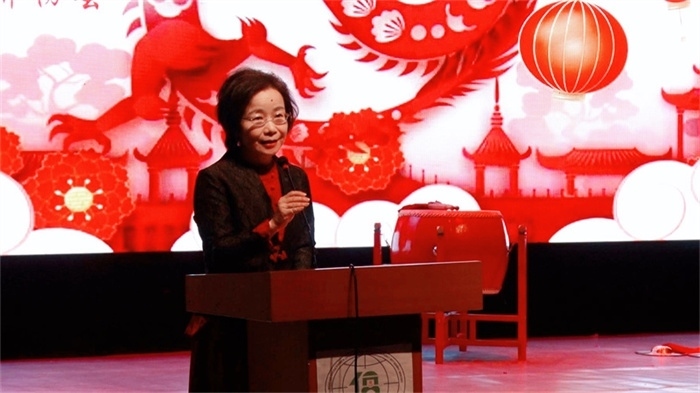 沈敏娟致辭。駐蒙古使館供圖