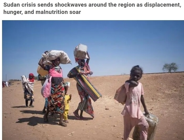 糧食危機(jī)、營(yíng)養(yǎng)不良、霍亂 蘇丹人道主義危機(jī)嚴(yán)重