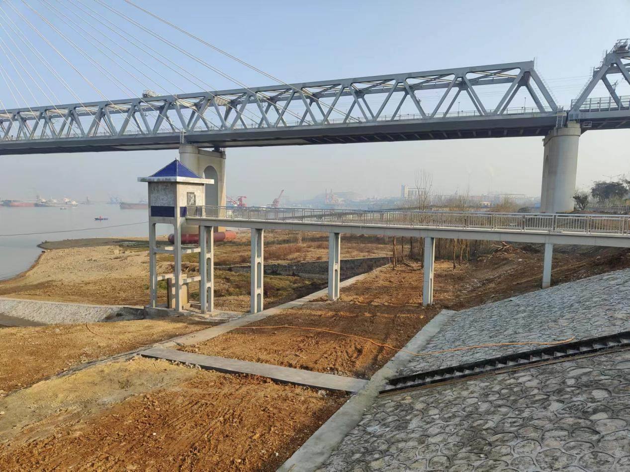 修復后的吉家湖低排閘。受訪者供圖