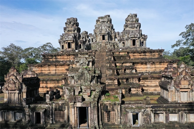 吳哥古跡內(nèi)的茶膠寺。中國(guó)文化遺產(chǎn)研究院 袁濛茜供圖