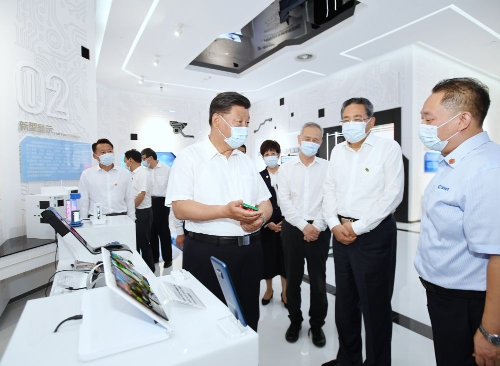 2020年8月19日下午，習近平總書記在安徽省合肥市參觀安徽創(chuàng)新館，了解安徽省科技創(chuàng)新和新興產(chǎn)業(yè)發(fā)展情況。