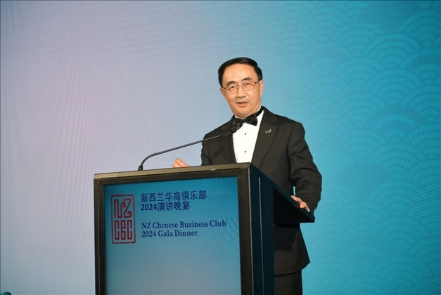 新西蘭華商俱樂部和華商聯(lián)合總會主席楊健。主辦方供圖