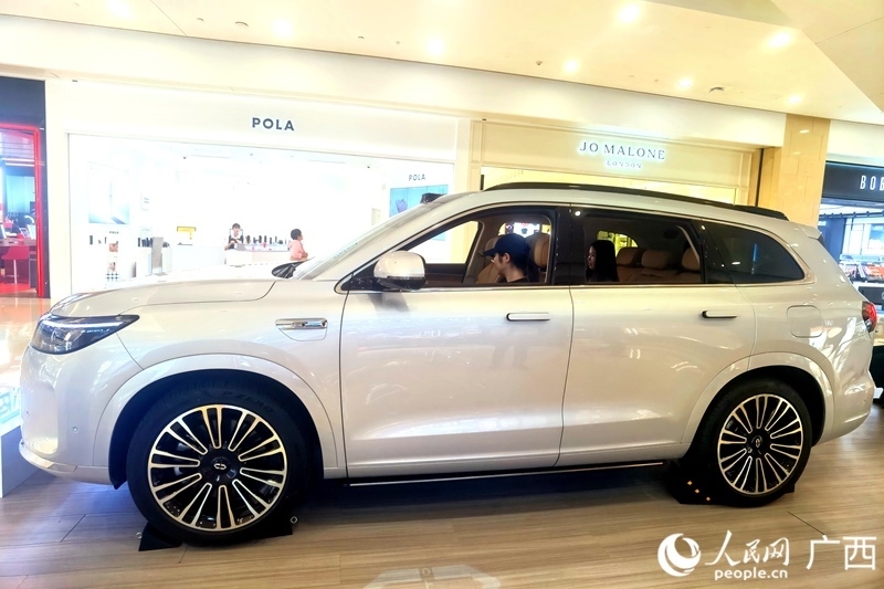  消費(fèi)者在試駕汽車。人民網(wǎng)記者 陳燕攝