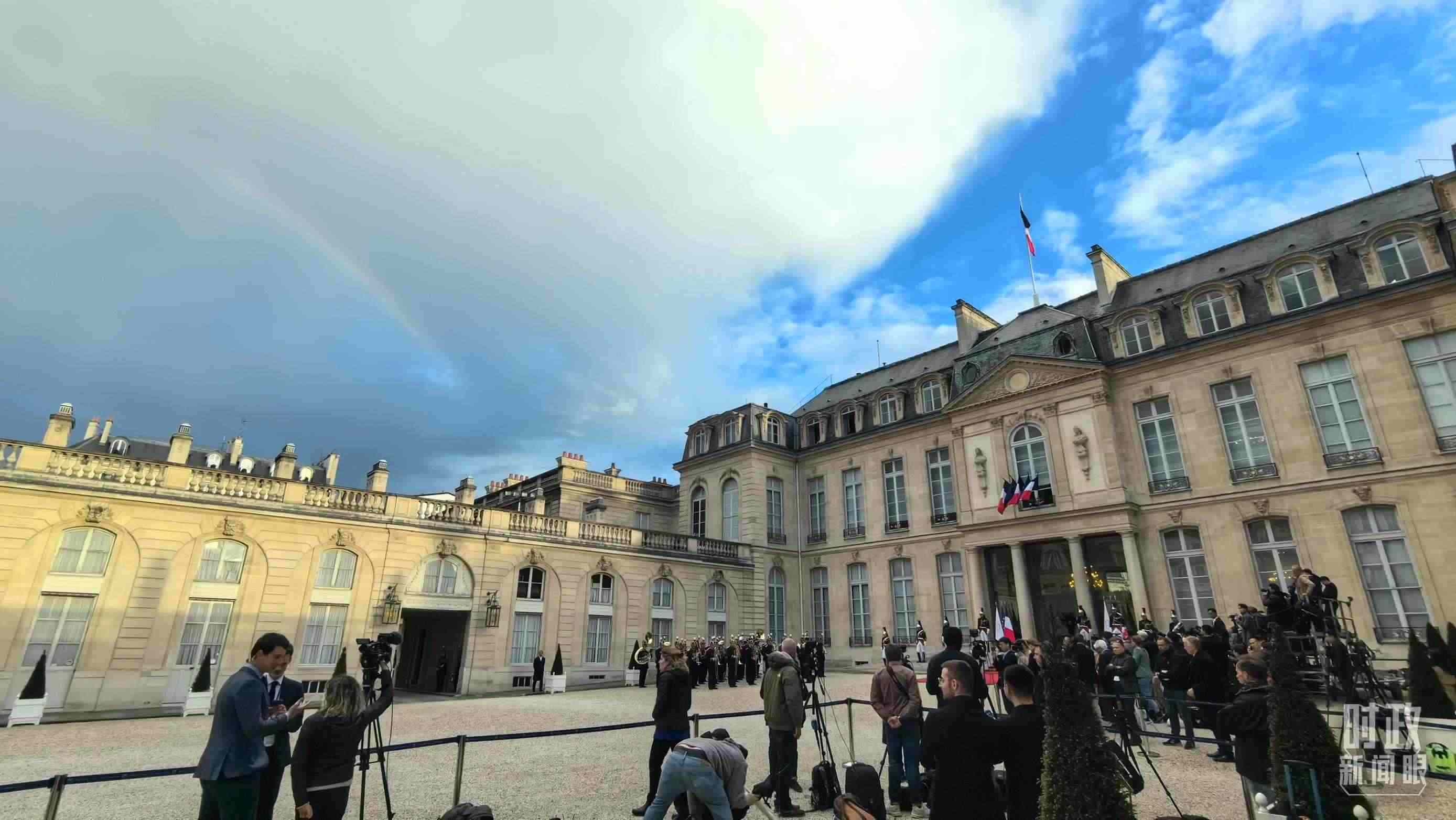 △愛麗舍宮。（總臺央視記者馬超拍攝）