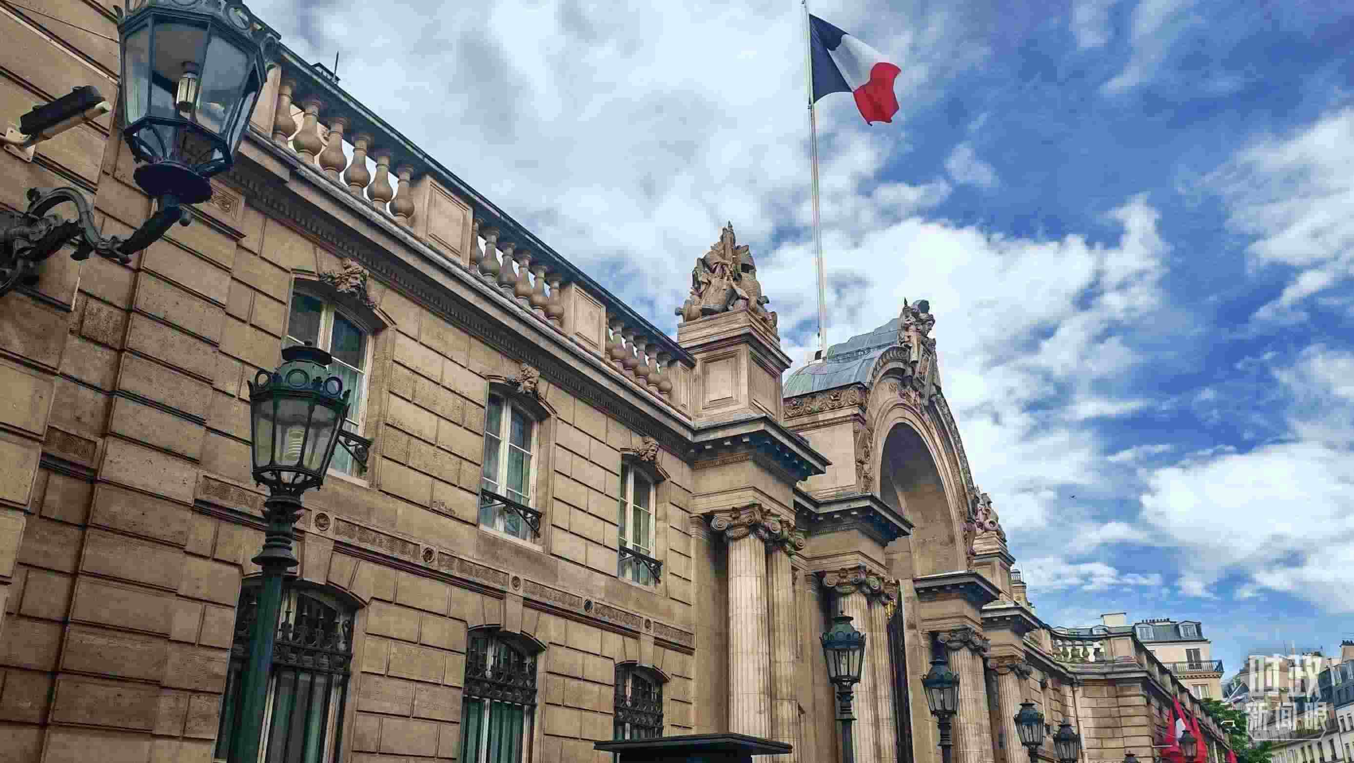 △愛麗舍宮。（總臺央視記者劉琦拍攝）