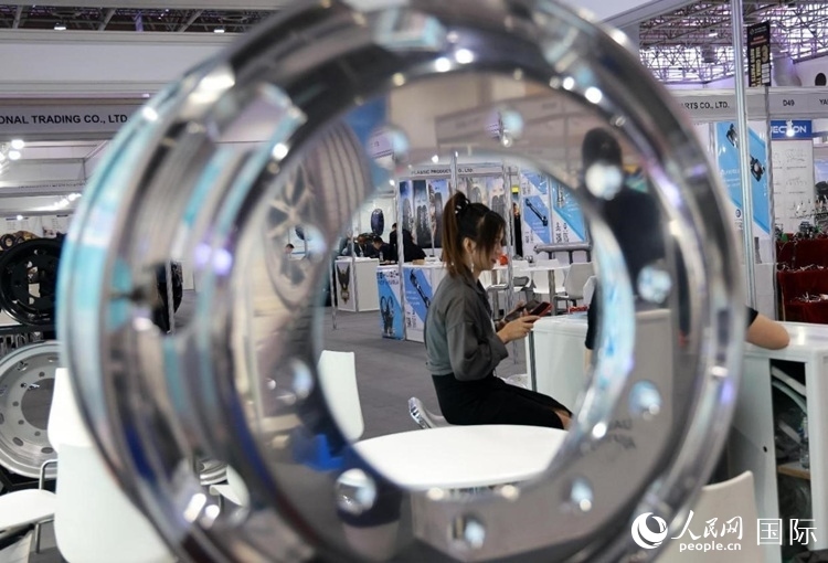 展會場景。人民網(wǎng)記者 管克江攝