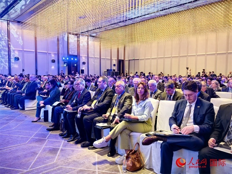 中國(guó)—巴西商業(yè)研討會(huì)現(xiàn)場(chǎng)。人民網(wǎng)記者 符園園攝