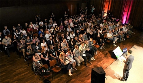 “視聽中國(guó)”——文化與商業(yè)機(jī)遇推介會(huì)暨中國(guó)視聽節(jié)目展映會(huì)現(xiàn)場(chǎng)。 中廣國(guó)際公司供圖