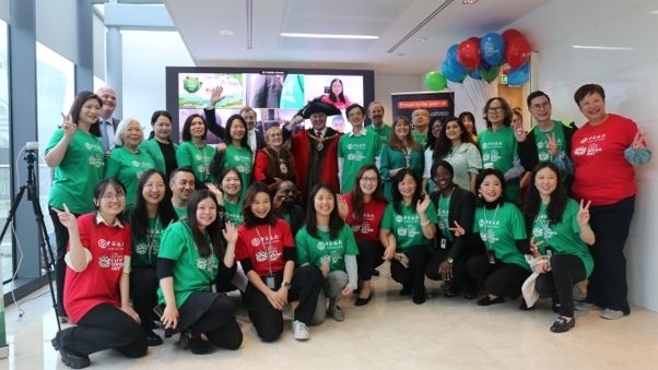 中國(guó)銀行倫敦分行參與倫敦金融城慈善日活動(dòng)。資料圖片