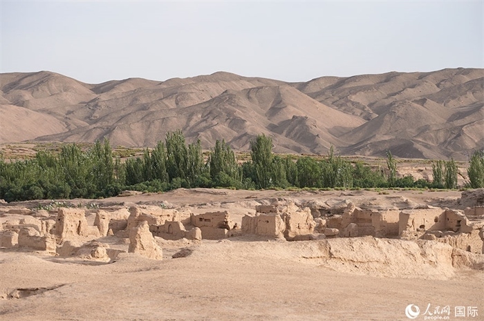 交河故城。人民網(wǎng)記者 張麗婭攝