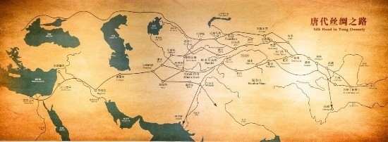 唐代絲綢之路，經(jīng)過新疆眾多地區(qū)。（圖片來源：視覺中國）