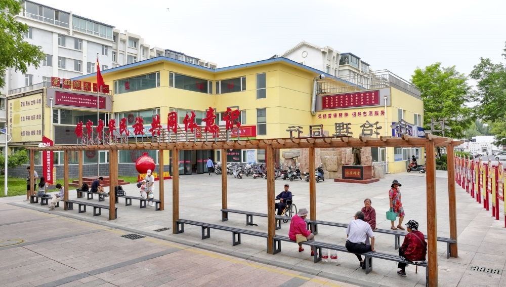 6月20日拍攝的長城花園社區(qū)一角（無人機(jī)照片）。