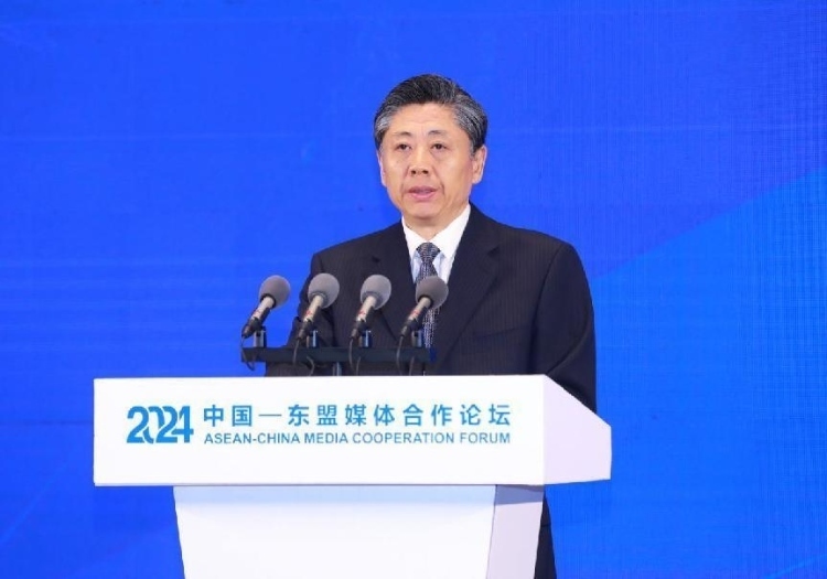 王藝華致辭。中國(guó)外文局供圖