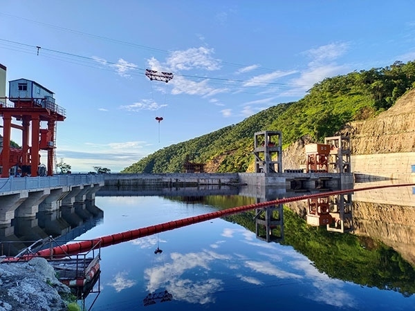 剛果（金）布桑加水電站水庫。中鐵資源集團(tuán)供圖