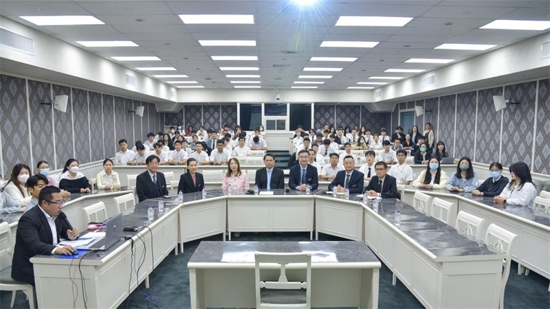 泰國(guó)博仁大學(xué)會(huì)場(chǎng)。中泰文化教育研究中心供圖