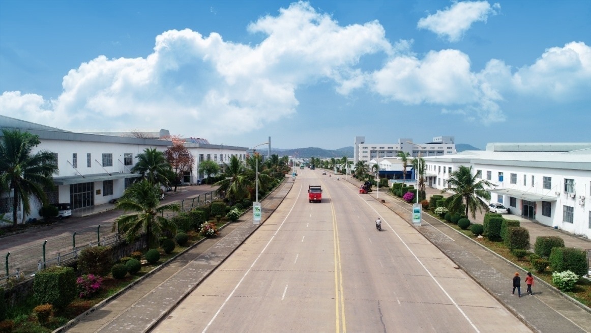 西哈努克港經(jīng)濟(jì)特區(qū)園區(qū)。西港特區(qū)公司供圖