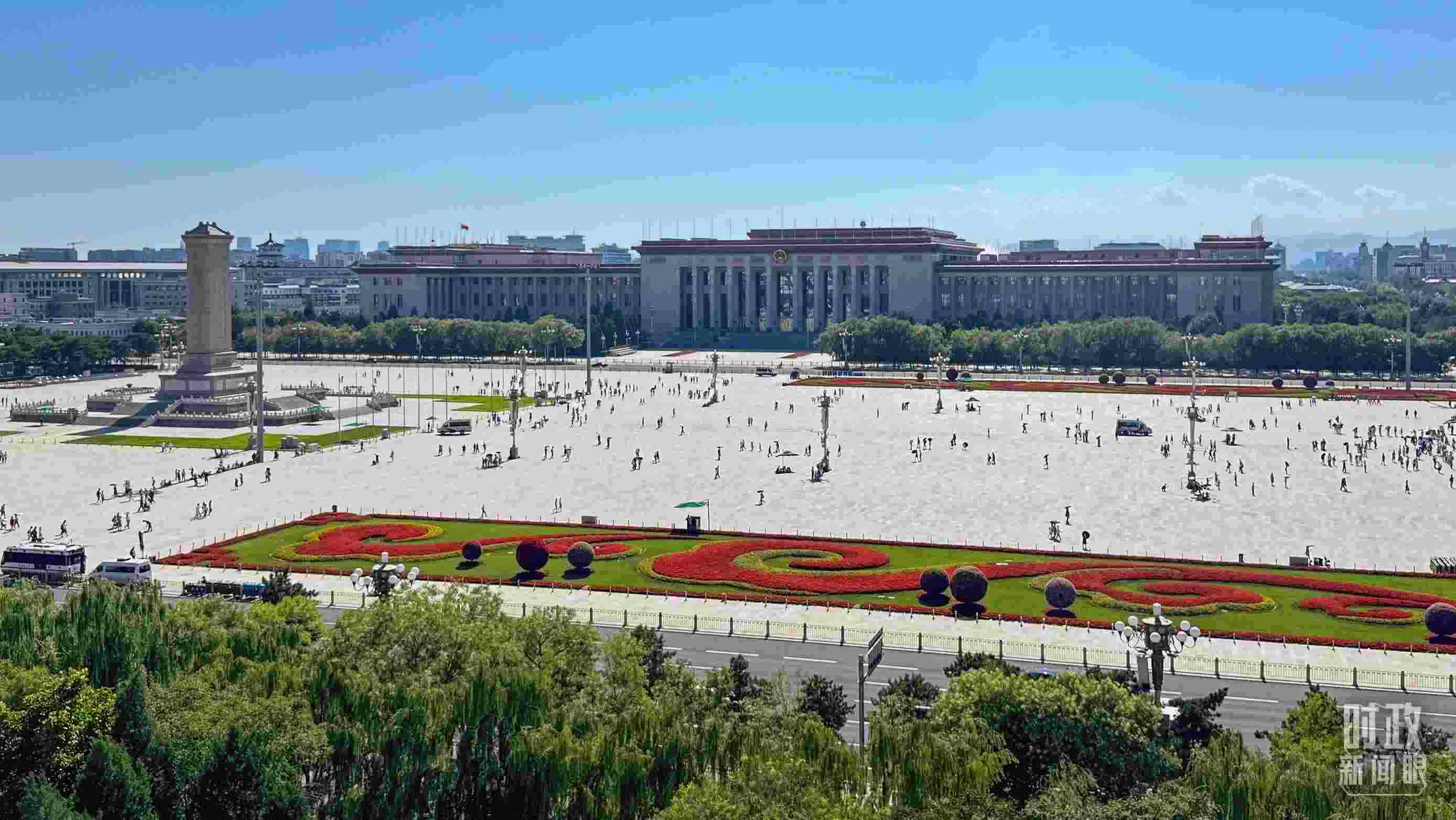 △北京天安門(mén)廣場(chǎng)。（總臺(tái)央視記者蔣碩拍攝）